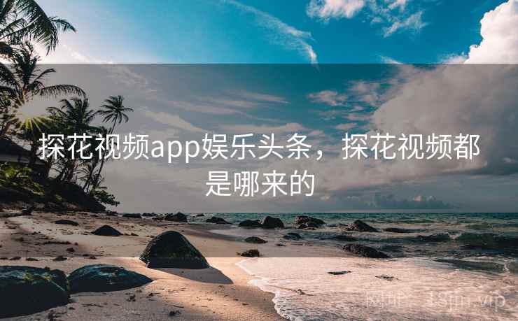 探花视频app娱乐头条，探花视频都是哪来的